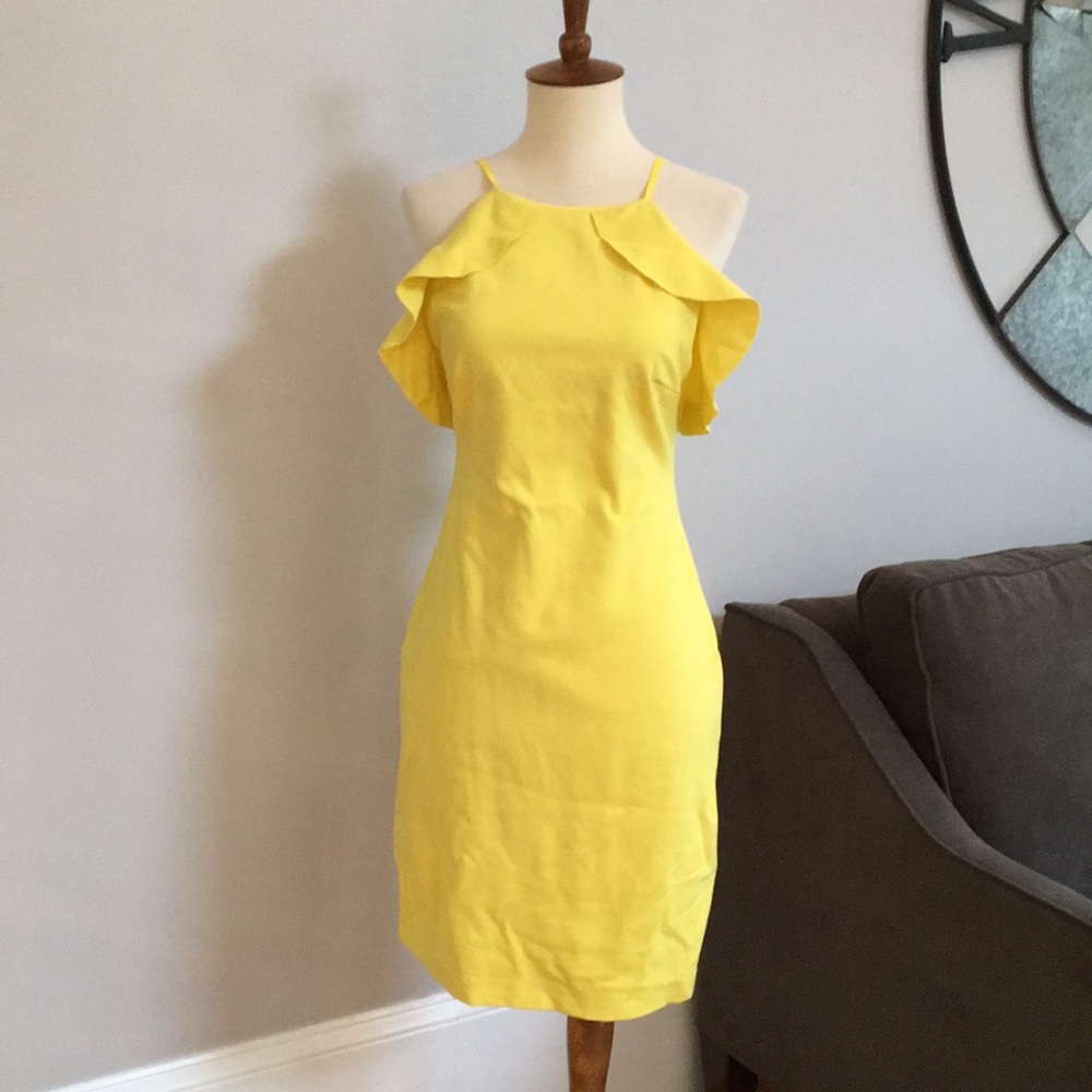 Zara Yellow Trafaluc Dress